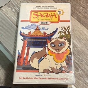 Sagwa The Chinese Siamese Cat Volume 1 VHS English Version - RARE
